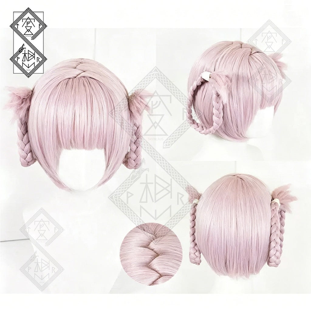 Nazuna Nanakusa Cosplay Wig Call of the Night Anime Synthetic Purple Wig with Z Bangs