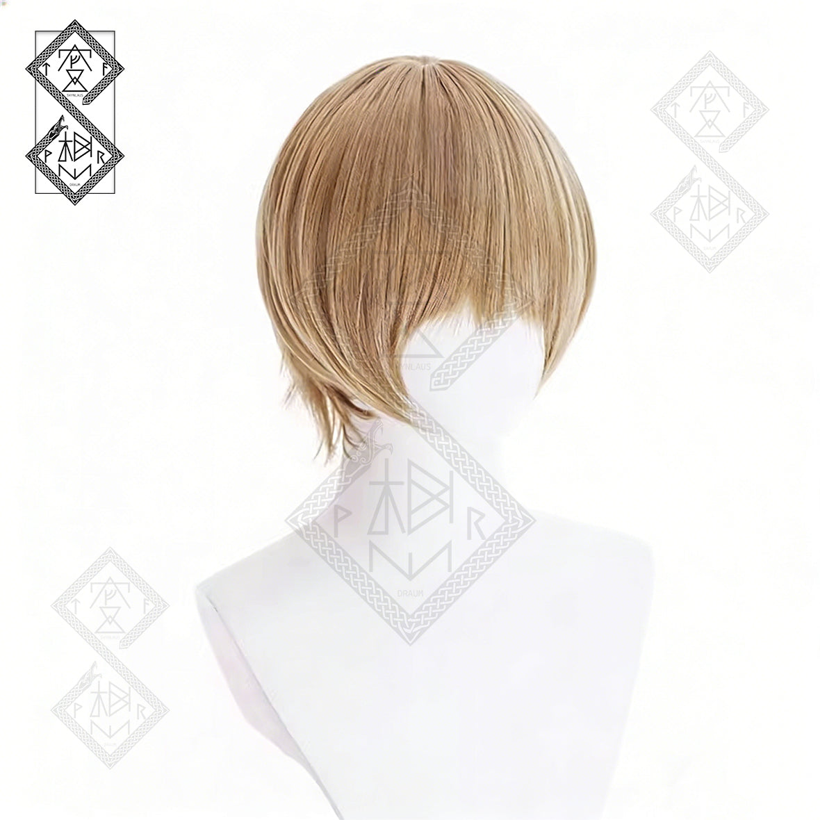 Gintama Okita Sougo Cosplay Wig Anime Silver White Wig Heat Resistant Synthetic Hair for Halloween Costume Party