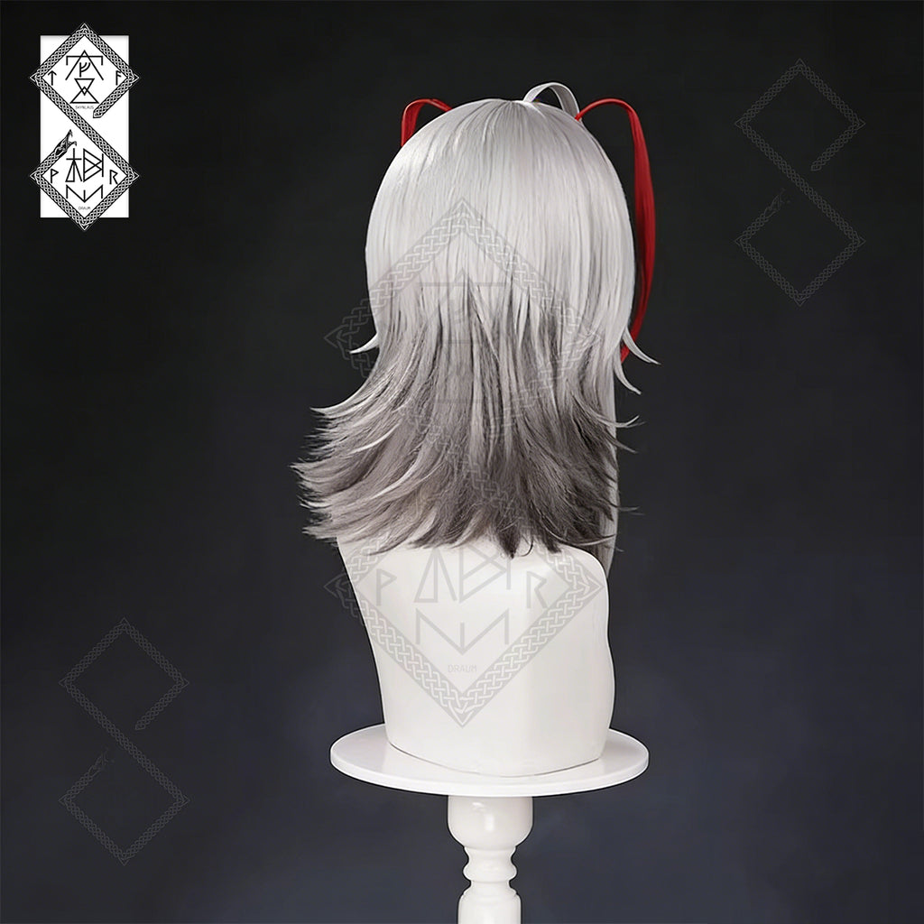 Arknights Wis'adel Cosplay Wig – Long Gradient Flipped Ends Anime Wig