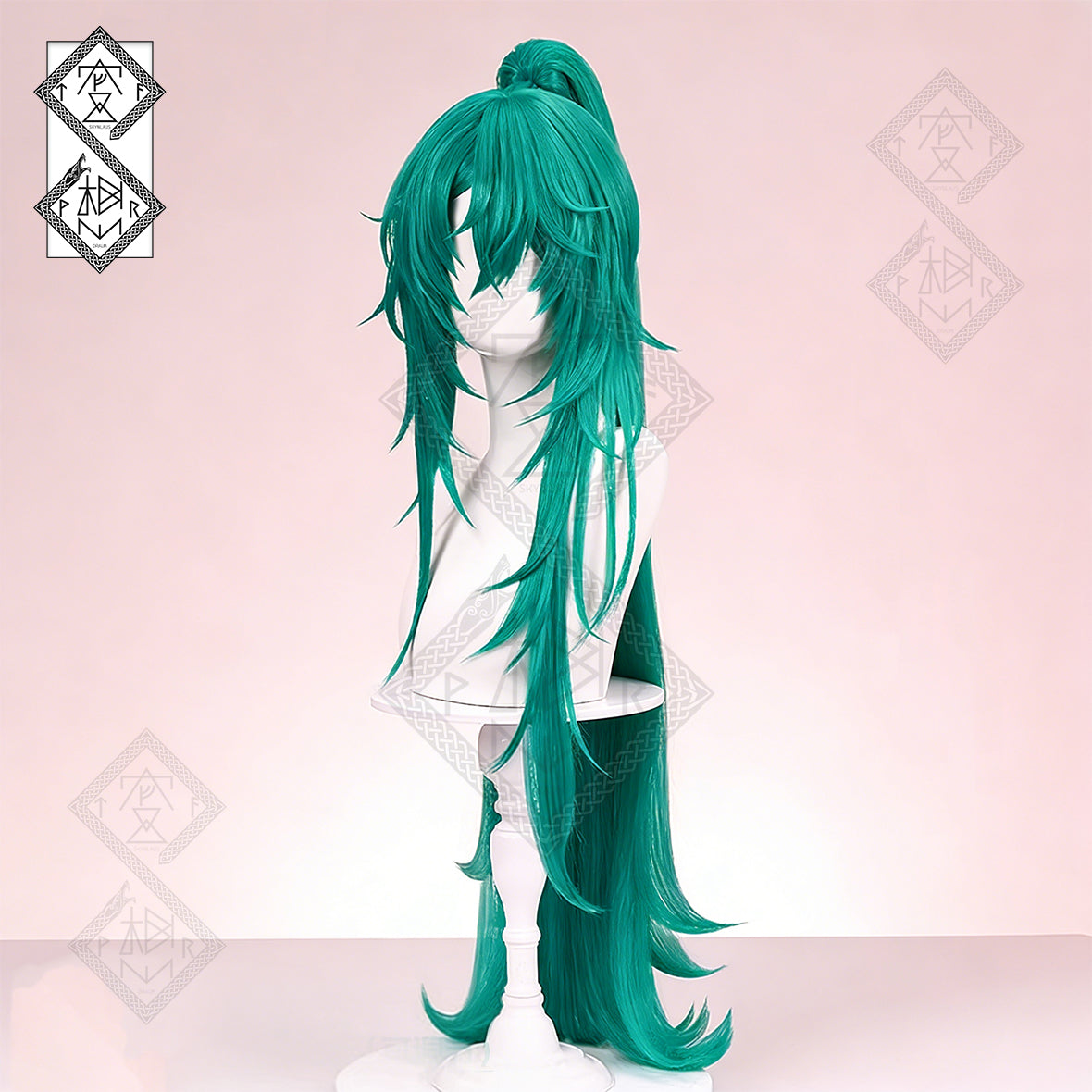 Arknights Hoshiguma Cosplay Wig – Ponytail Anime Wig | Realistic Cosplay Hair Heat Resistant Synthetic Wig for Halloween