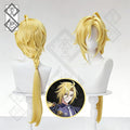 Zenless Zone Zero Hugo Cosplay Wig – Braided Low Ponytail Anime Wig | Toucan Style Realistic Cosplay Hair Heat Resistant Synthetic Wig
