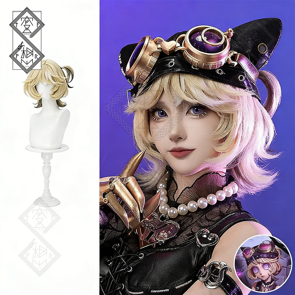 Identity V Mechanic Cosplay Wig – Lock Core Ghost Girl Anime Wig | Realistic Cosplay Hair Heat Resistant Synthetic Wig