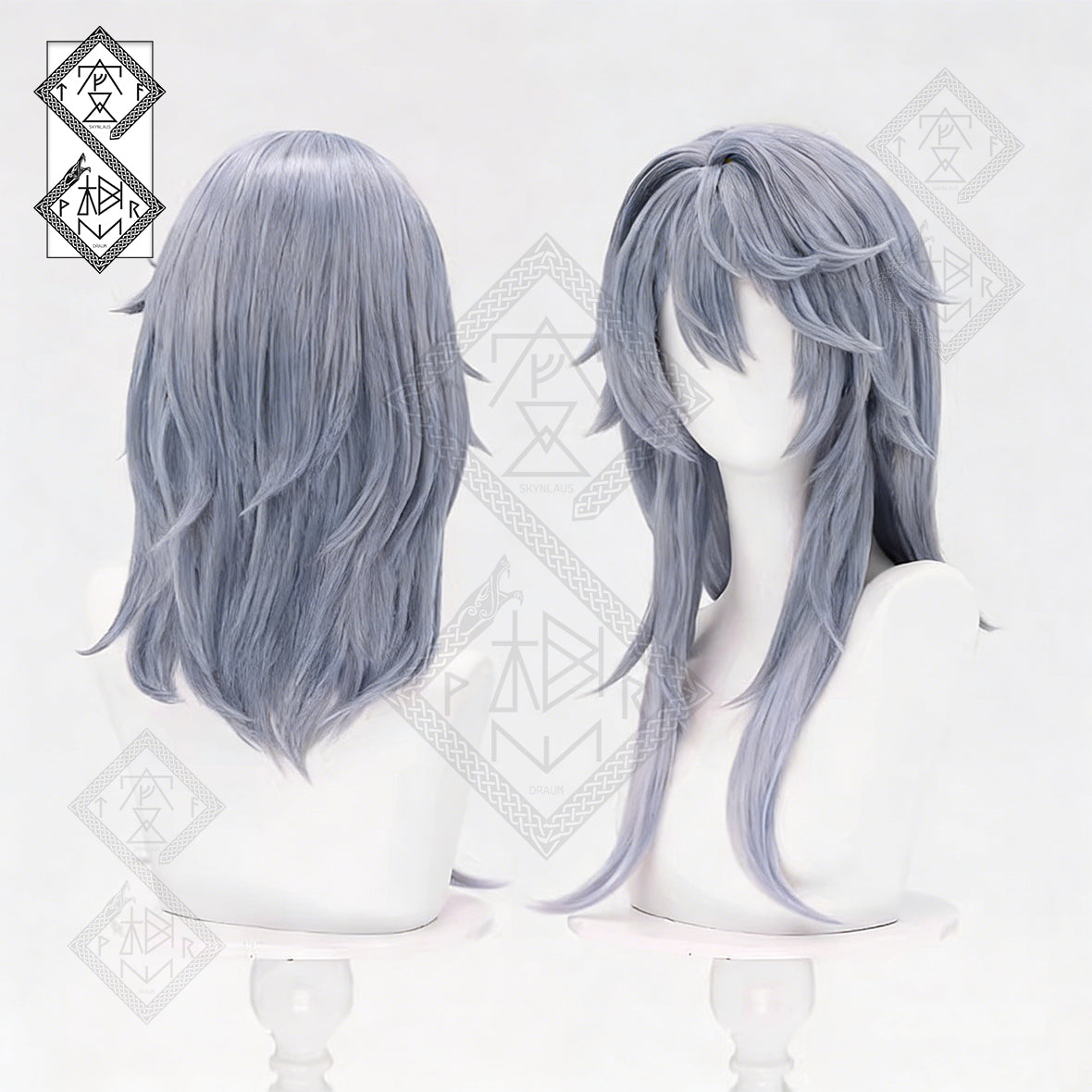 Honkai: Star Rail Sunday Cosplay Wig – New Outfit Realistic Hair with Fluffy Ends Anime Wig(Ver.1)