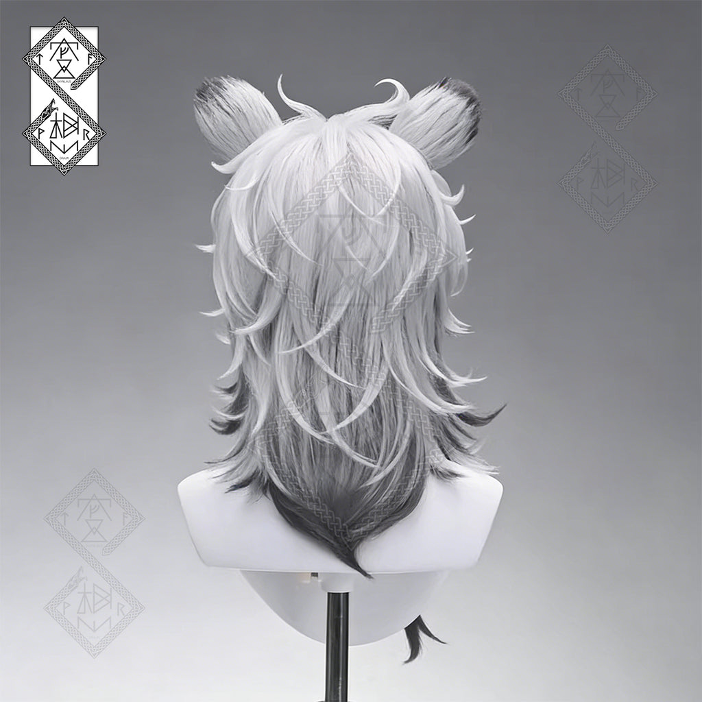 Arknights SilverAsh the Reignfrost Cosplay Wig – Gradient Anime Wig(Wig Only Style)