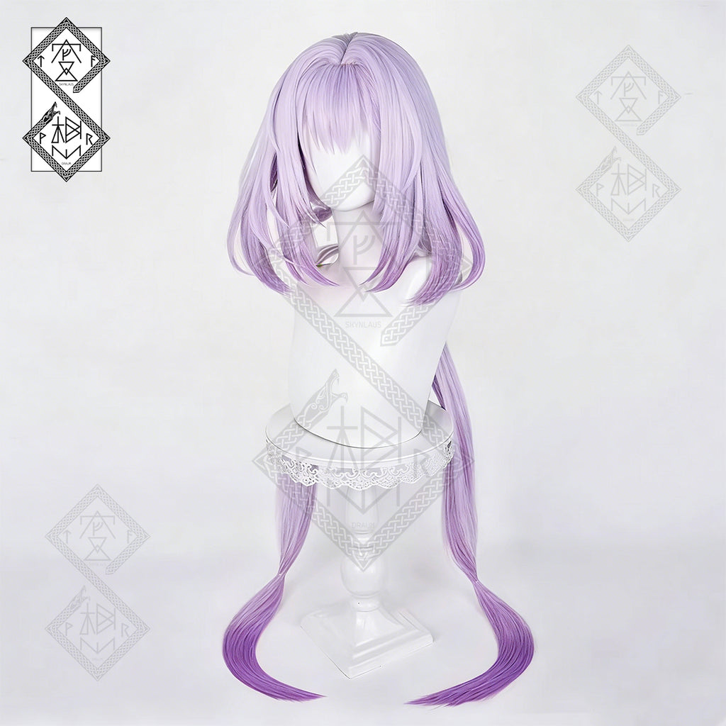 Honkai: Star Rail Castorice Cosplay Wig – Fluffy Layered Hair, Realistic Hairline, Heat Resistant Synthetic Wig