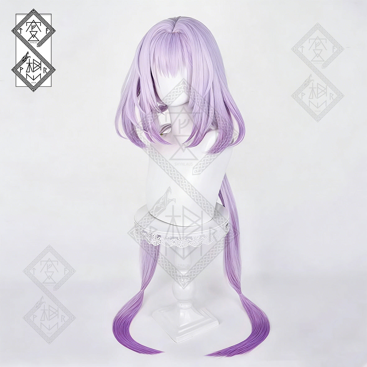 Honkai: Star Rail Castorice Cosplay Wig – Fluffy Layered Hair, Realistic Hairline, Heat Resistant Synthetic Wig