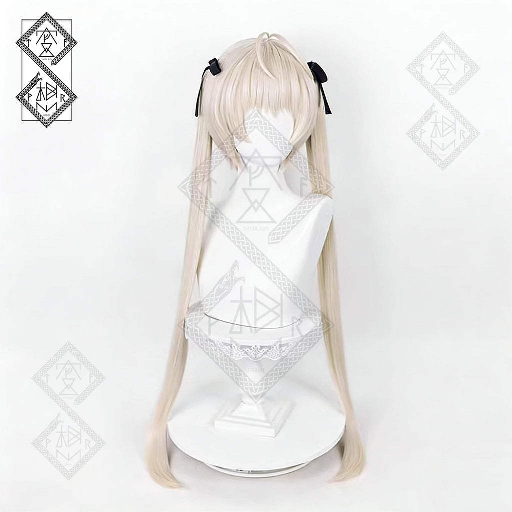 Sora Kasugano Cosplay Wig – Ribbon Twin Tails Custom Color Heat Resistant | Yosuga no Sora(Styled Ponytail Wig)