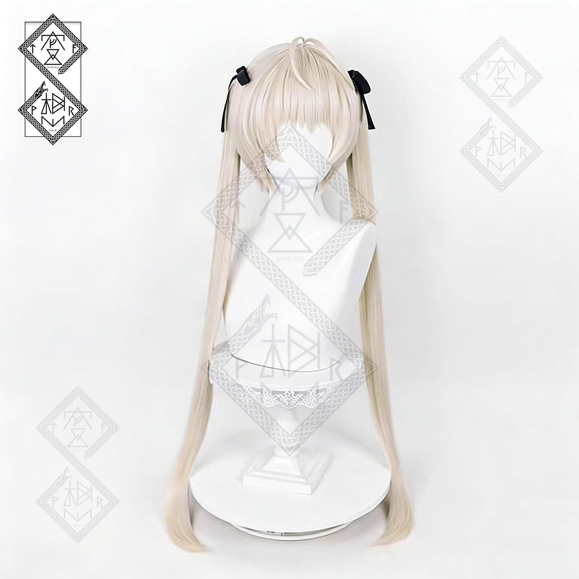 Sora Kasugano Cosplay Wig – Ribbon Twin Tails Custom Color Heat Resistant | Yosuga no Sora(Styled Ponytail Wig)