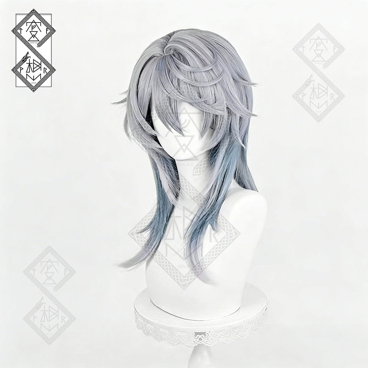 Honkai: Star Rail Sunday Cosplay Wig – Realistic Gradient Multicolor Hair with Natural Look