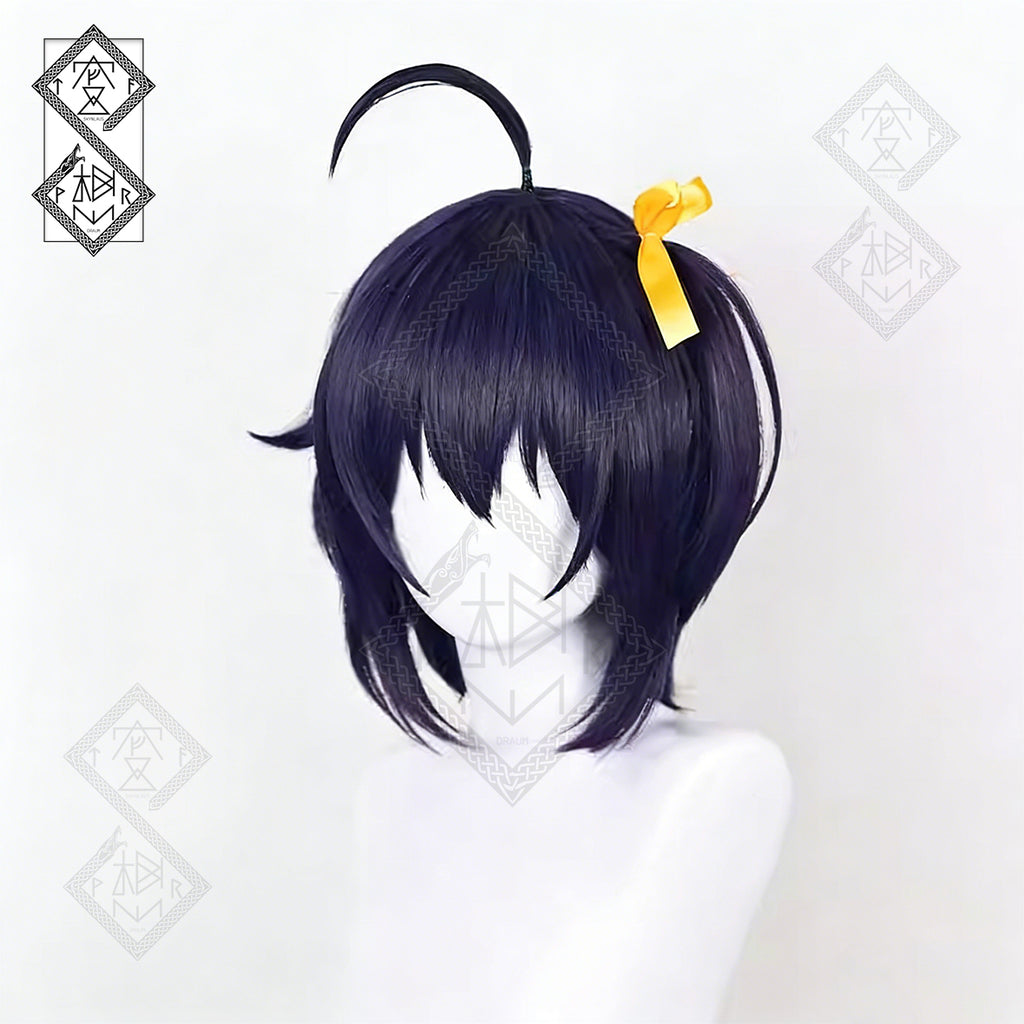 Chuunibyou Rikka Takanashi Cosplay Wig – Anime Purple Hair Wig for Costume & Halloween