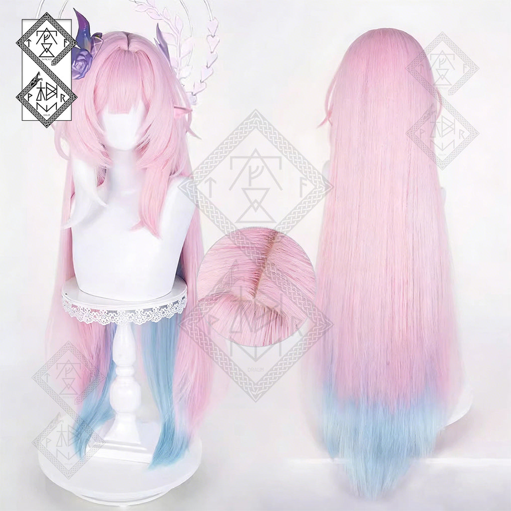 Honkai: Star Rail Cyrene Cosplay Wig – Mixed Color Fluffy Anime Hair Wig(Ver.1 Two-Tone)