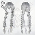 Zootopia Judy Hopps Cosplay Wig – Thick Fluffy Synthetic Hair for Costume, Anime & Halloween(Ver.1 Double Twist Braid)