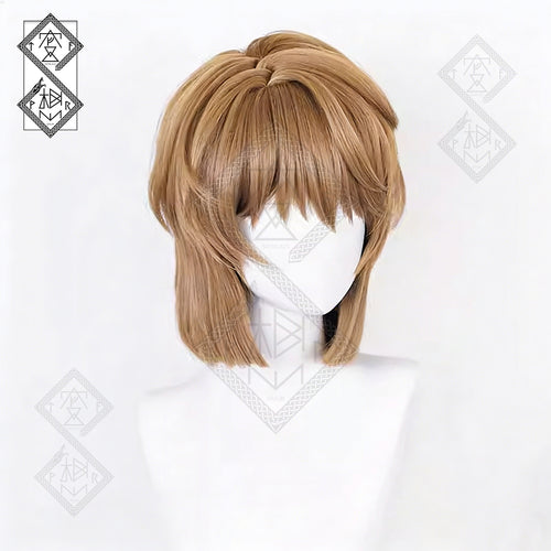 Ai Haibara Cosplay Wig – Sherry Miyano Short Brown Anime Hair Detective Conan