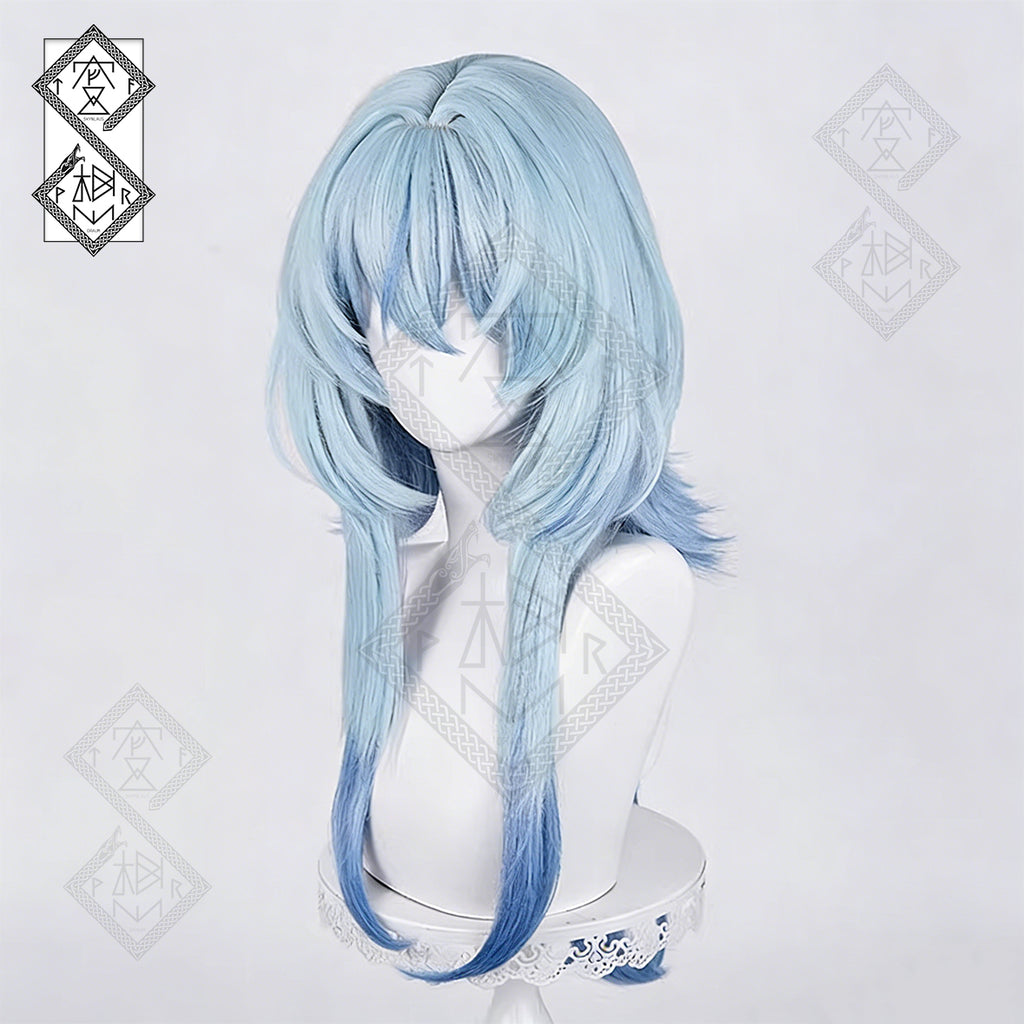 The Shorekeeper Cosplay Wig T Gradient Anime Hair Wuthering Waves Costume Wig