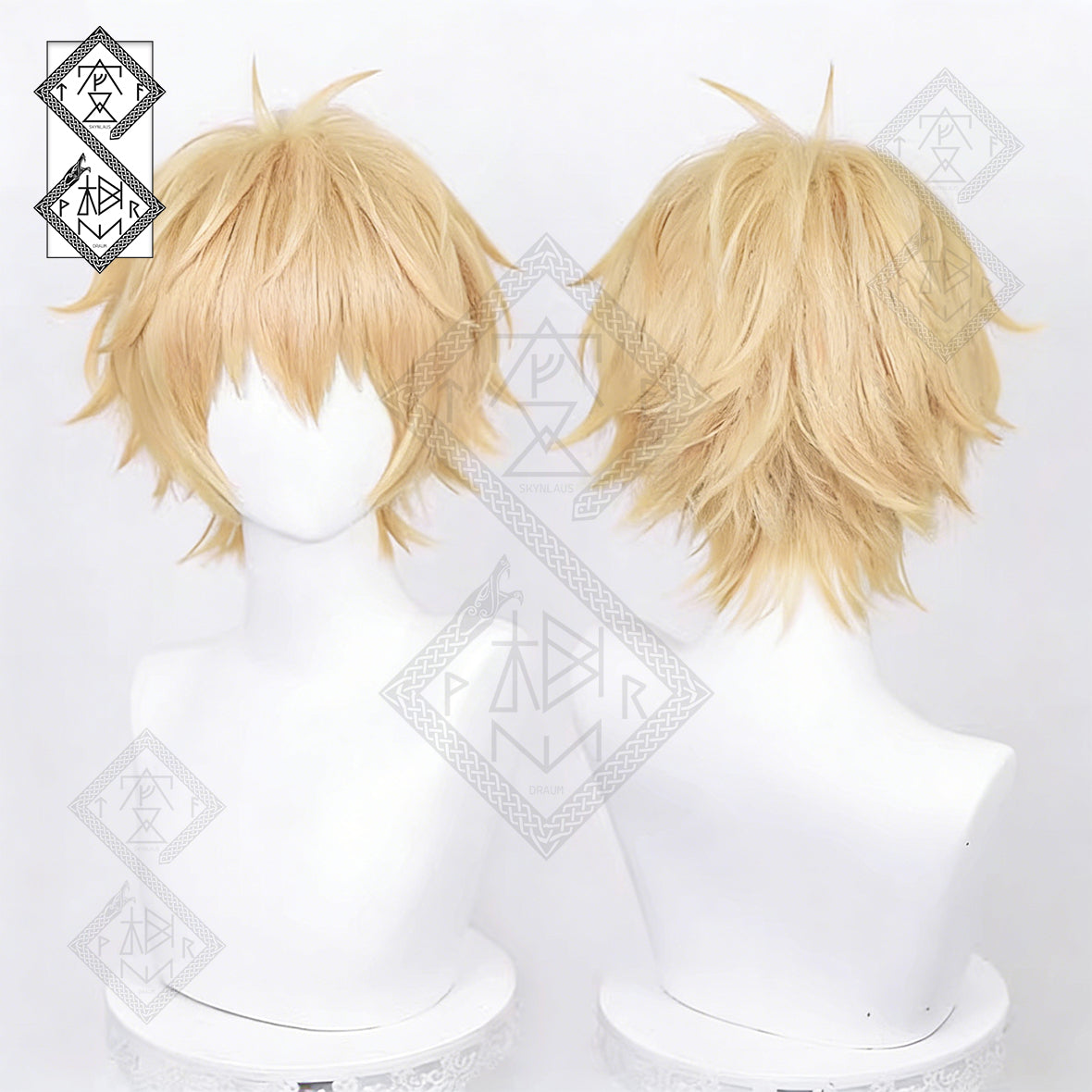 Chainsaw Man Denji Cosplay Wig | Gilgamesh "Golden Flash" Anime Costume Wig | Fluffing Hair Styling Process(Ver.2 Light Orange)