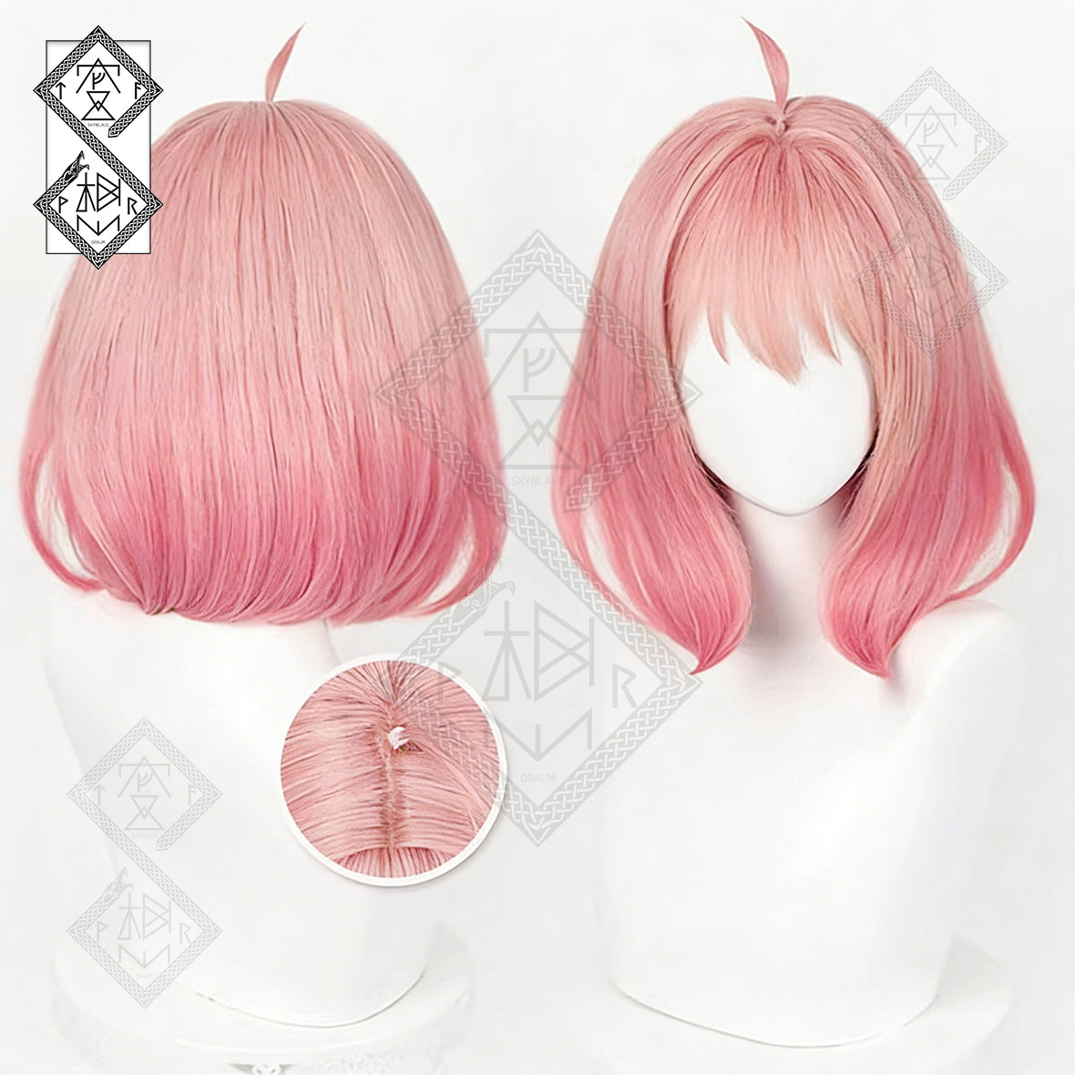 Spy x Family Anya Forger Cosplay Wig – Realistic Anime Hair(Ver.1 T-color)