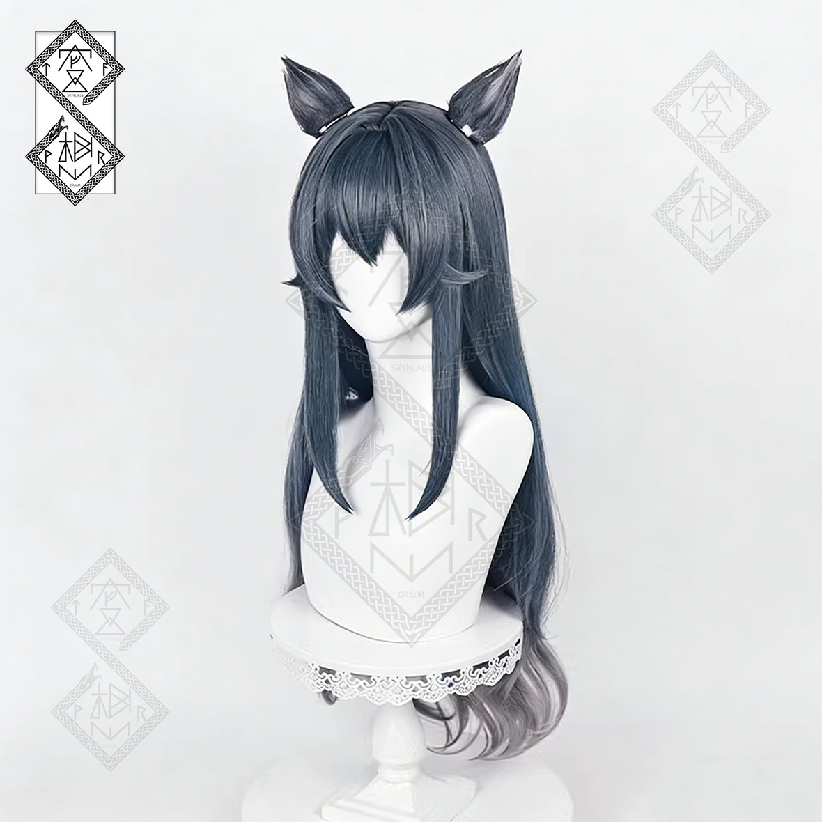 Arknights Texas Cosplay Wig – Silent Style, Realistic T-Color Gradient