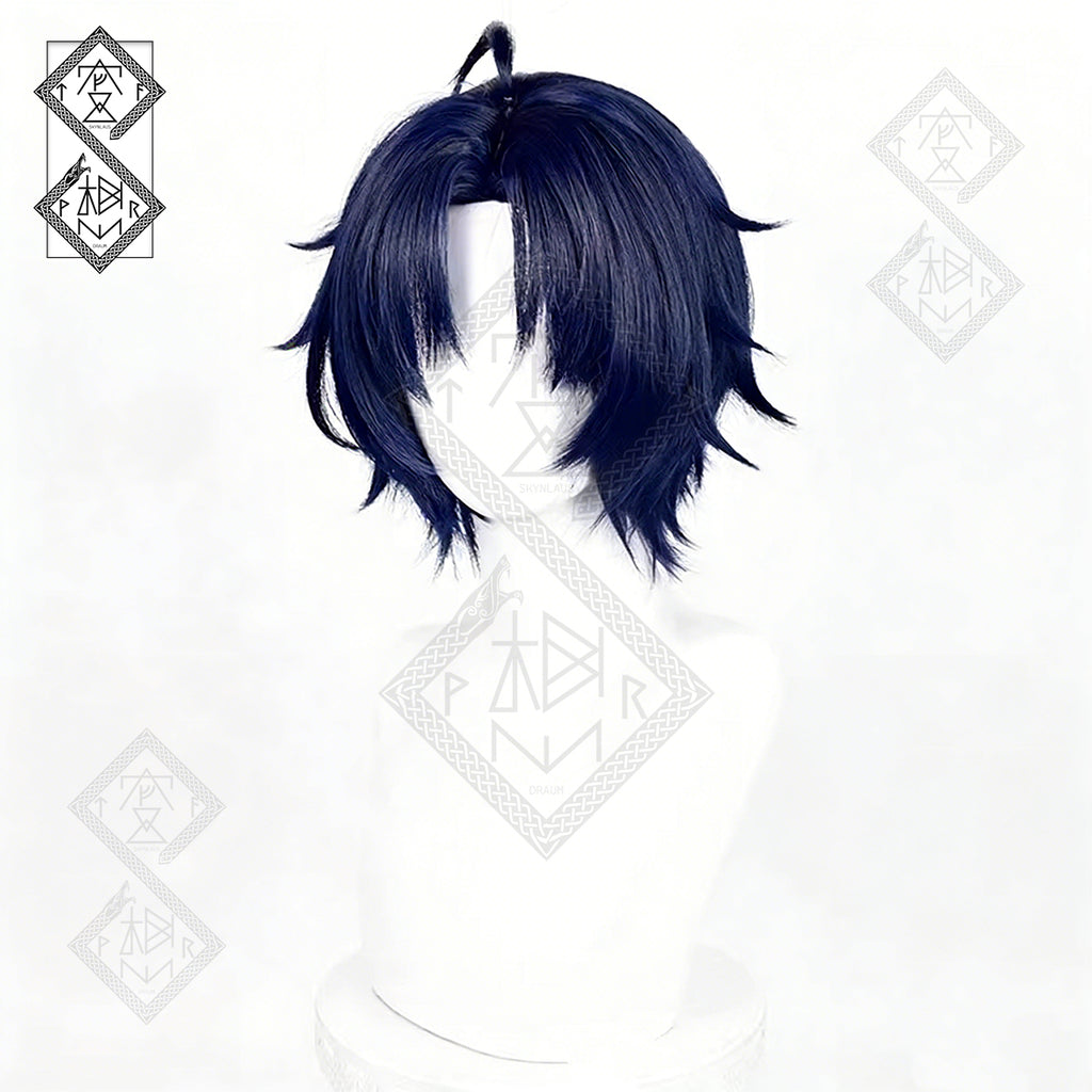 Zenless Zone Zero Asaba Harumasa Cosplay Wig – Realistic Short Flipped Hair, Heat Resistant