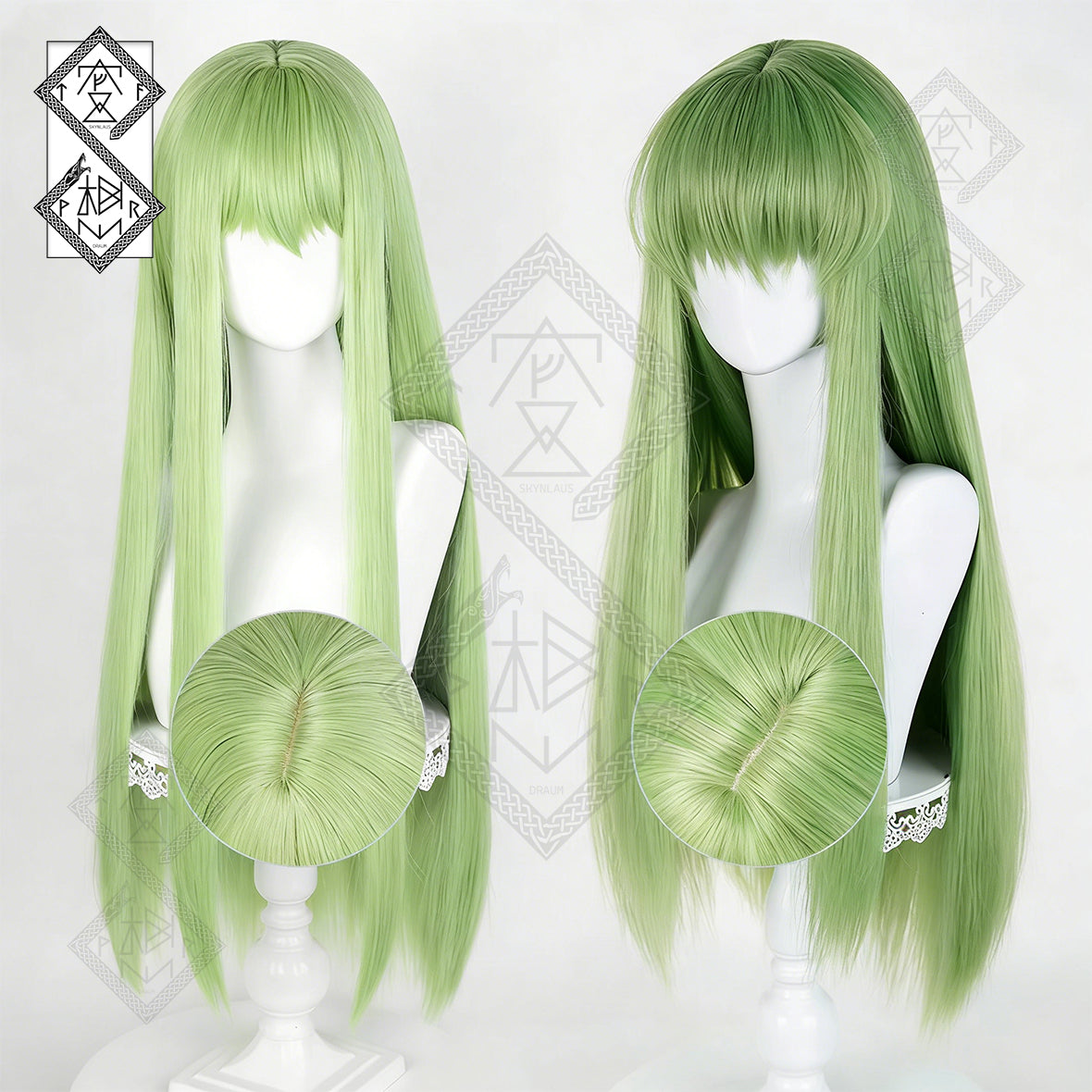 Fate Grand Order Enkidu Cosplay Wig & Code Geass C.C. Wig – Anime Cosplay Hair Collection(Ver.1 Basic)