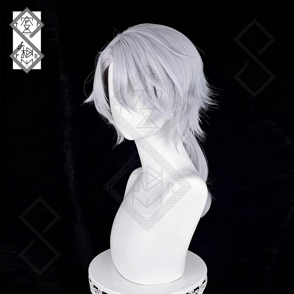 Identity V Embalmer-Gate Cosplay Wig – Integrated Curly Ponytail, Heat Resistant