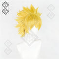 Naruto Uzumaki Cosplay Wig - Spiky Short Hair, Flipped Up Style, Heat Resistant