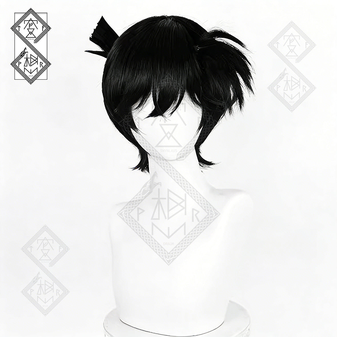 Detective Conan Shinichi Kudo Cosplay Wig - Spiked Top, Short Hair, Heat-Resistant