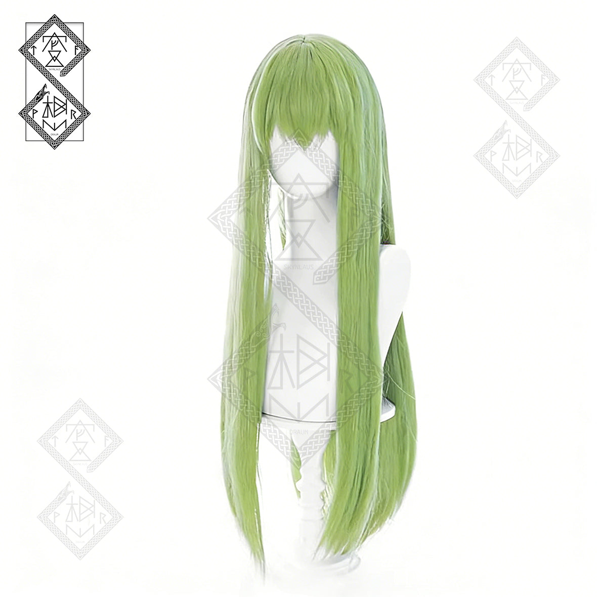 FGO Enkidu Wig | Fate Grand Order Cosplay Wig | C.C. Code Geass, Tushan Rongrong Anime Wig | Heat Resistant Synthetic Hair