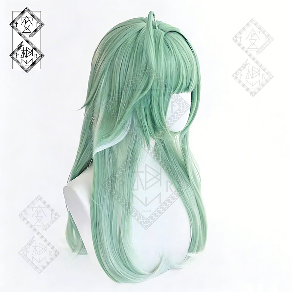 Honkai: Star Rail Huohuo Cosplay Wig – Messy Bun Gradient Synthetic Hair