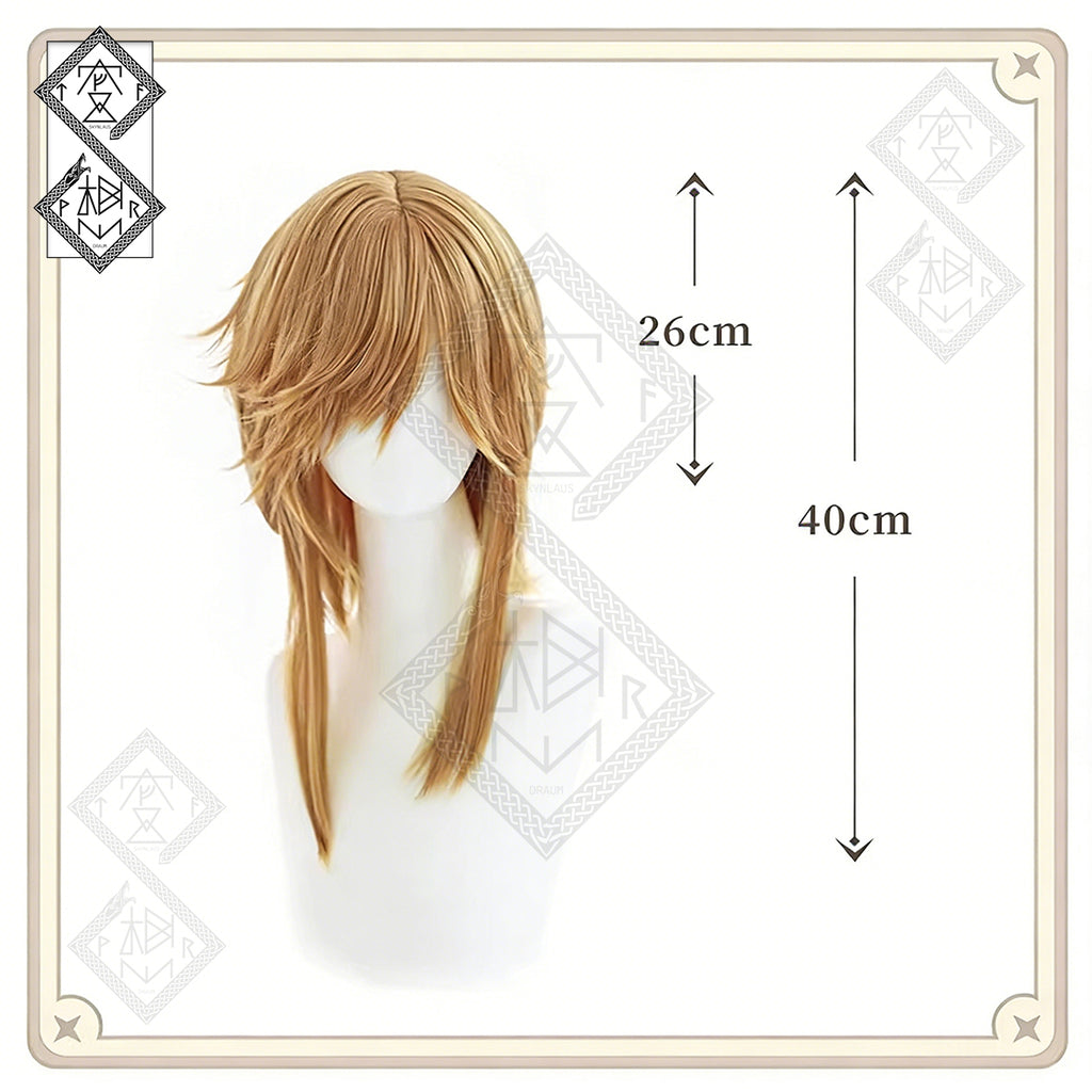 The Legend of Zelda Link Cosplay Wig | Breath of the Wild Hero Wig | Heat Resistant Synthetic Hair
