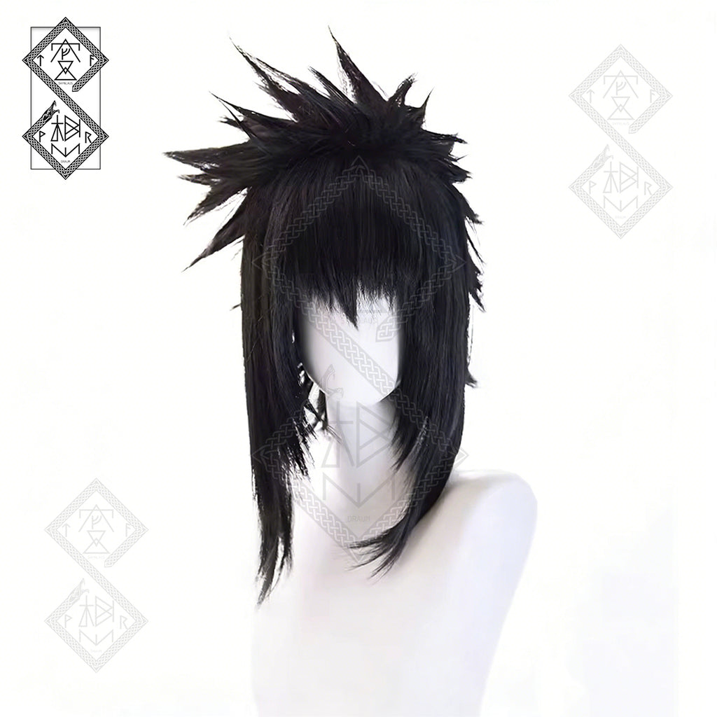 Naruto Sasuke Uchiha Cosplay Wig | Spiky Anime Wig | Heat Resistant Synthetic Hair