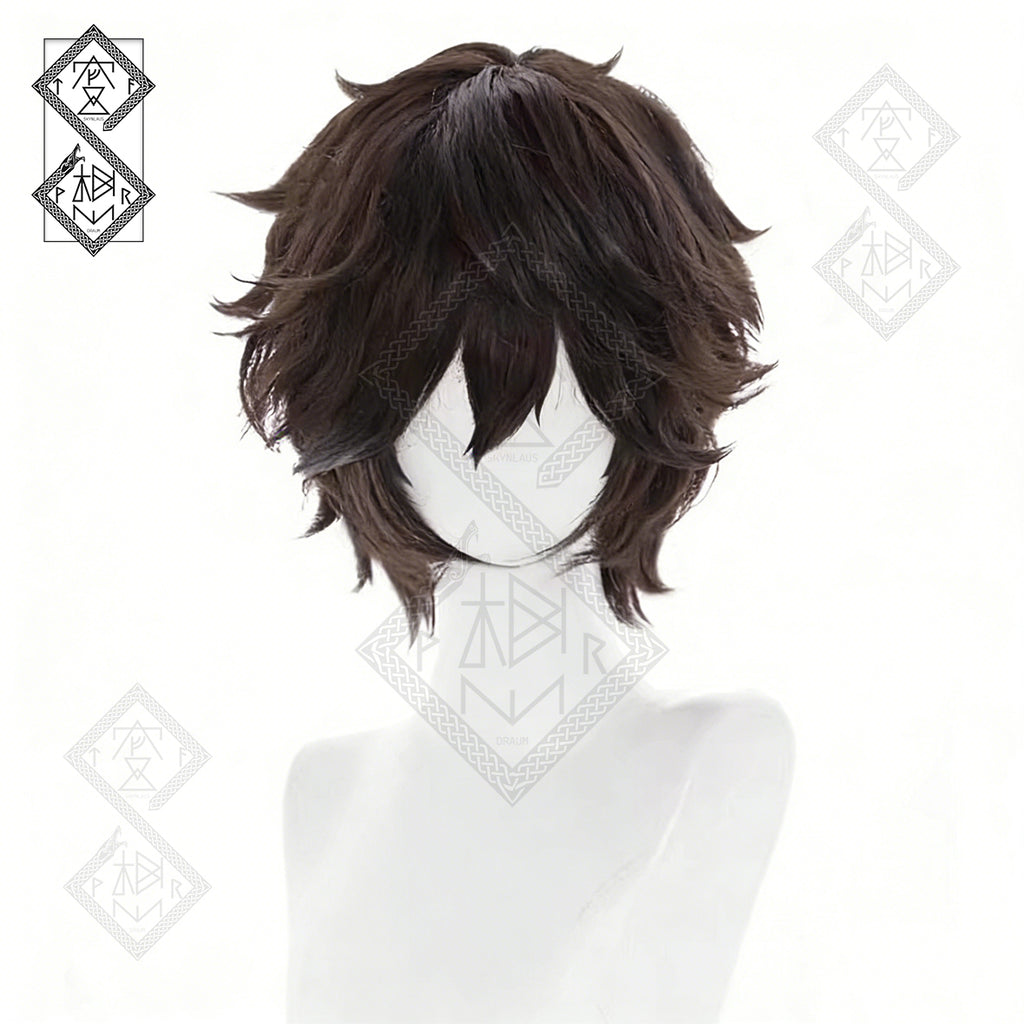 Persona 5 Joker Wig Ren Amamiya Akira Kurusu Cosplay Wig Short Black Layered Hair Halloween Anime Costume Wig