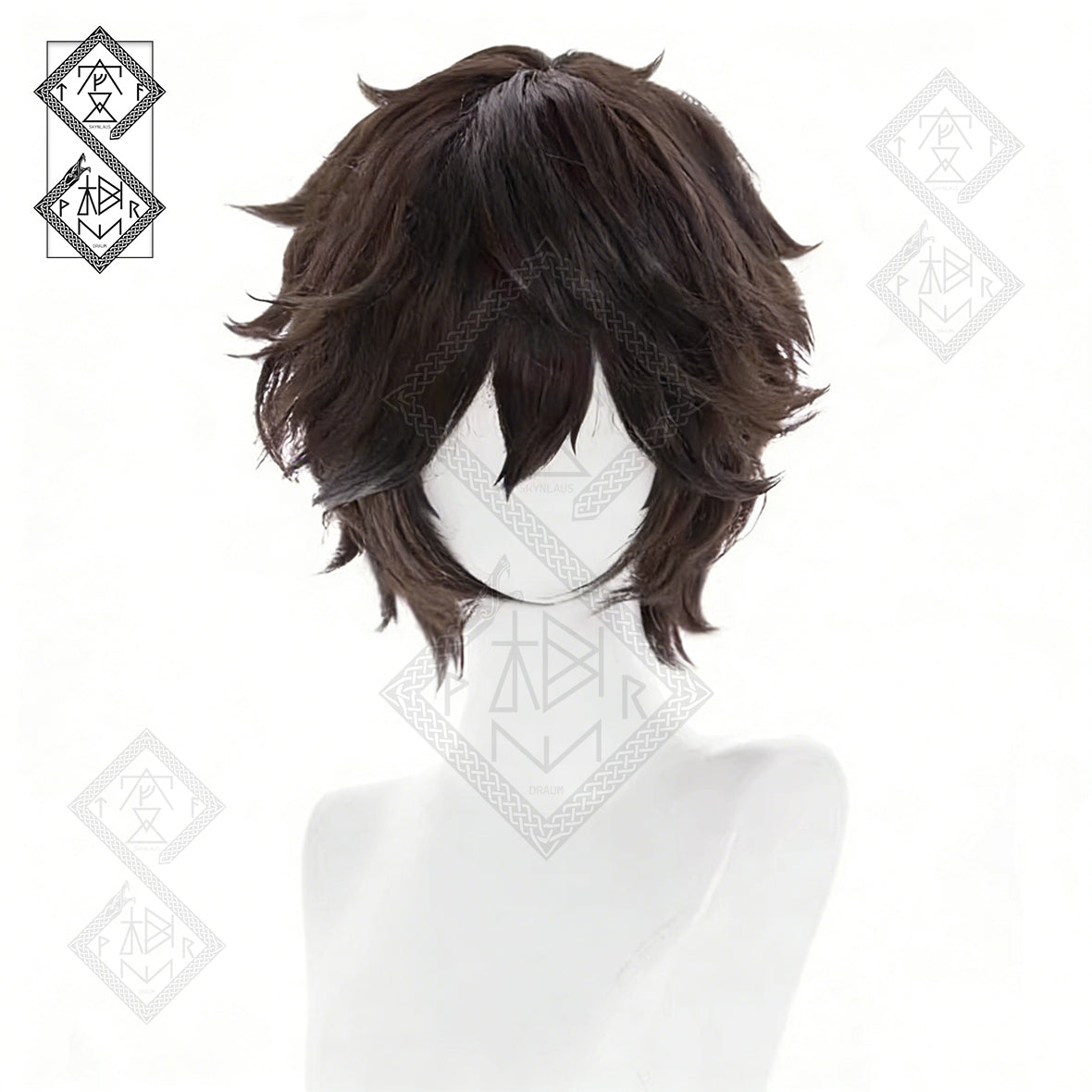 Persona 5 Joker Wig Ren Amamiya Akira Kurusu Cosplay Wig Short Black Layered Hair Halloween Anime Costume Wig