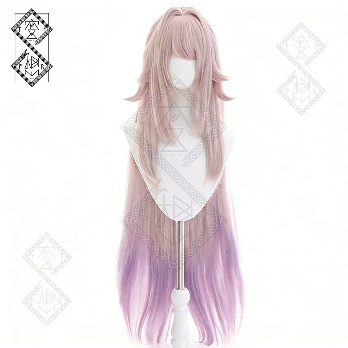Honkai: Star Rail The Herta Cosplay Wig – Gradient Styled Synthetic Anime Wig Heat Resistant for Halloween & Conventions