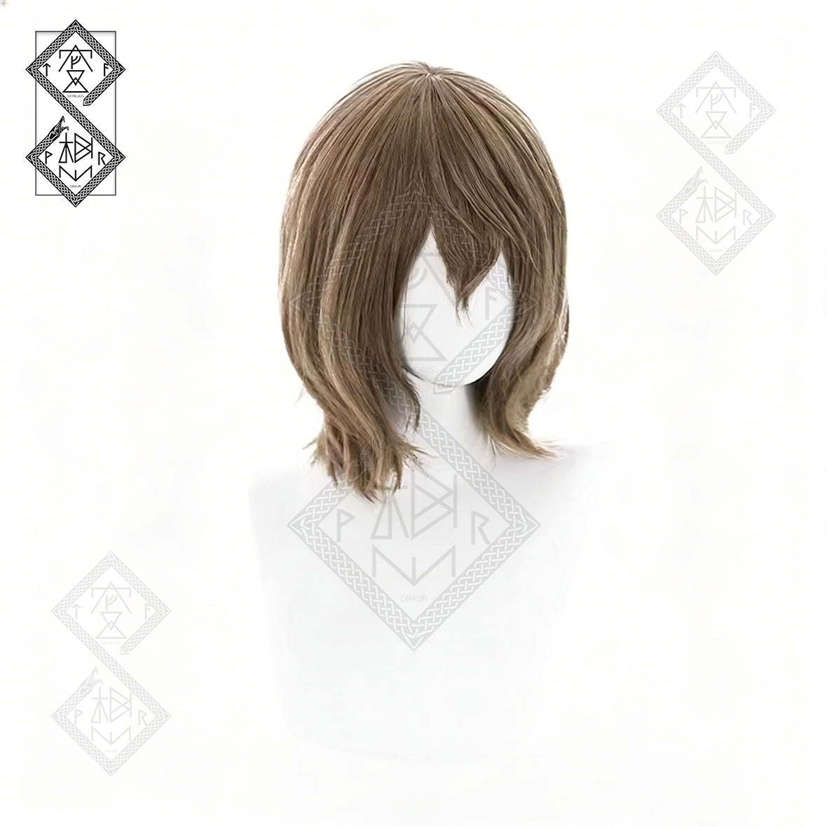 Persona 5 Goro Akechi Cosplay Wig – Pre-Styled Anime Wig Synthetic Hair Heat Resistant for Halloween & Conventions
