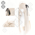 Yosuga no Sora Kasugano Sora Cosplay Wig Twin Tails Pre Styled Anime Wig with Bow Heat Resistant Synthetic Hair(Style 2: Long)