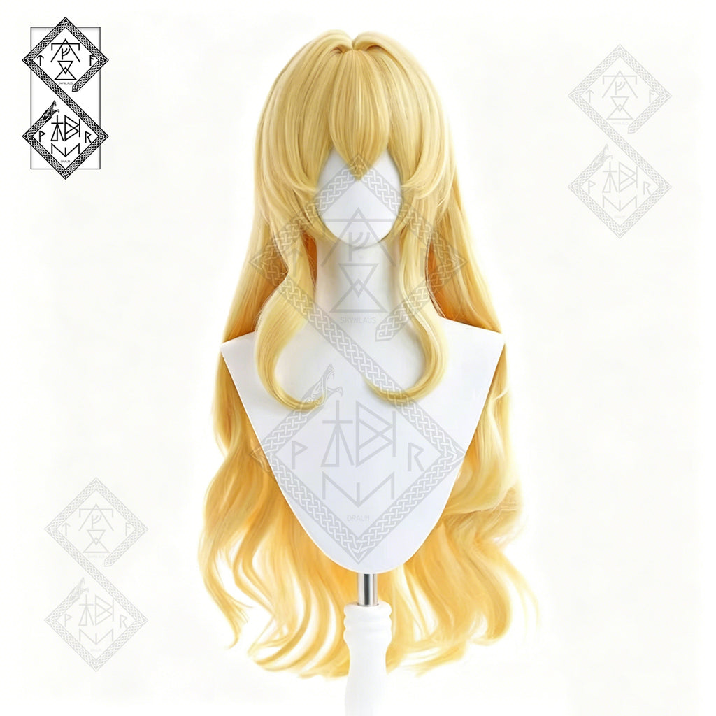 Aikatsu! Ichigo Hoshimiya Cosplay Wig – Voluminous Natural Looking Anime Twin Tail Pink Wig with Crimped Texture for Women Costume