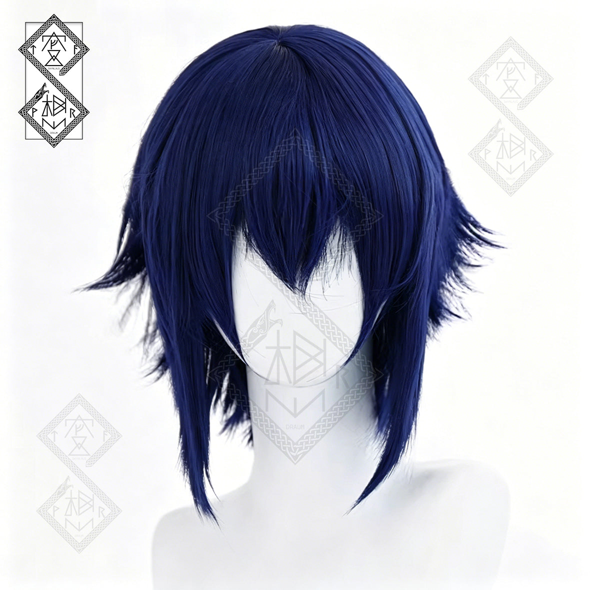 Shugo Chara! Ikuto Tsukiyomi Cosplay Wig Yoru Anime Blue Wig Heat Resistant Synthetic Hair