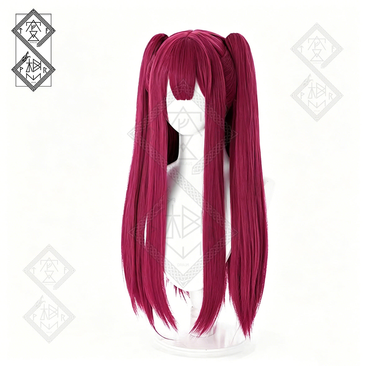 Marin Kitagawa Cosplay Wig My Dress-Up Darling Devil Succubus Pink Blonde Twin Tail Anime Wig Heat Resistant Synthetic Hair