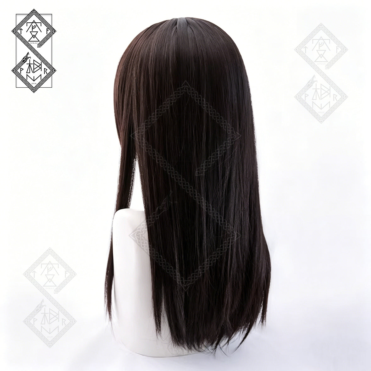 Mei Aihara Cosplay Wig Citrus Anime Long Black Straight Wig Middle Part Heat Resistant Synthetic Hair