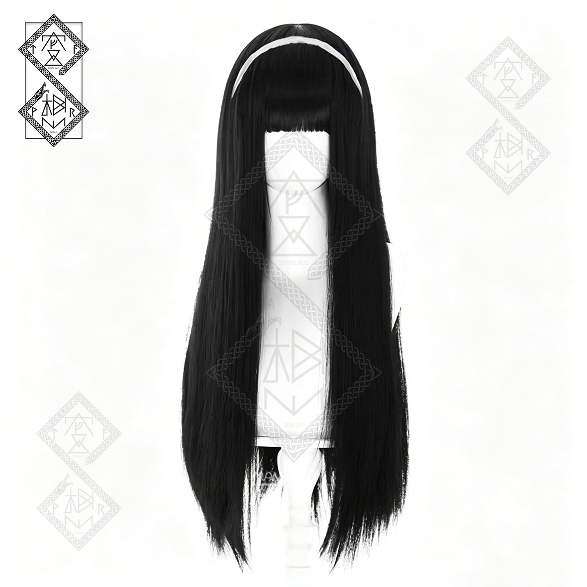 Tomie Cosplay Wig Junji Ito Identity V Dream Witch Black Long Straight Horror Anime Wig Heat Resistant Synthetic Hair