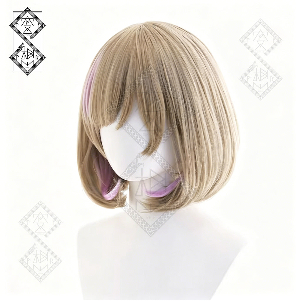 Love Live Superstar Liella Tang Keke Cosplay Wig Light Brown Long Anime Costume Wig Heat Resistant Synthetic Hair