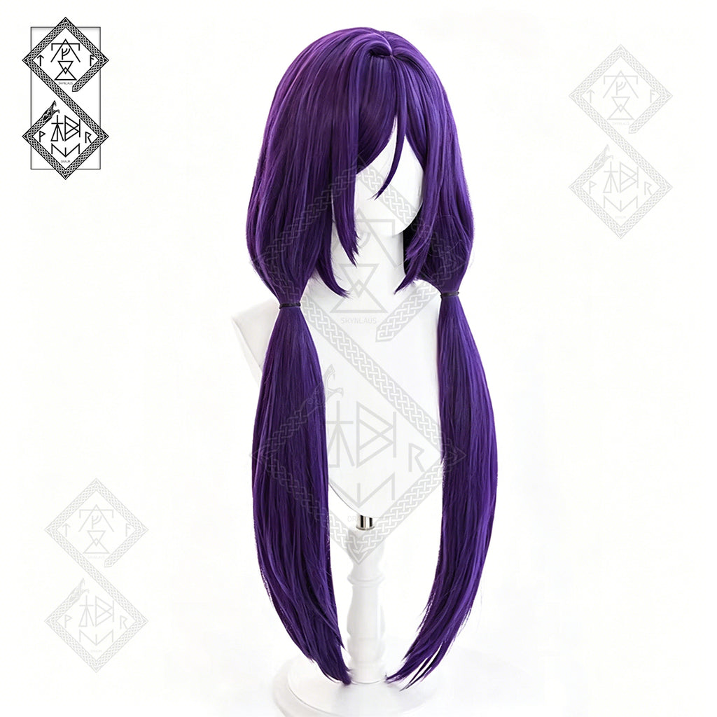 Love Live! Nozomi Tojo Cosplay Wig Heat Resistant Synthetic Anime Wig Long Purple Hair Pre-Styled Realistic Costume Wig