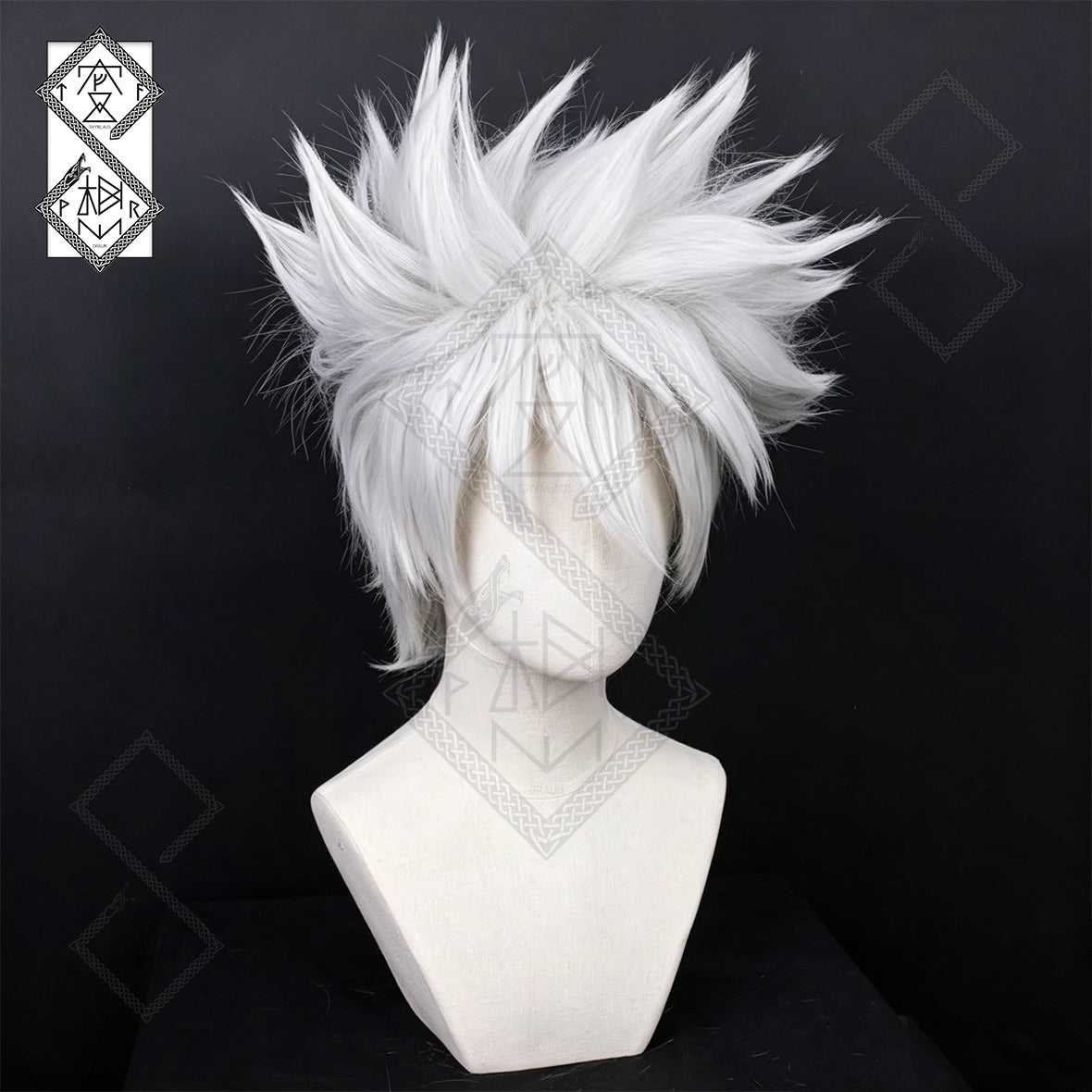 Kakashi Hatake Cosplay Wig Naruto Anime Silver Grey Wig Heat Resistant Synthetic Hair for Halloween Costume Party