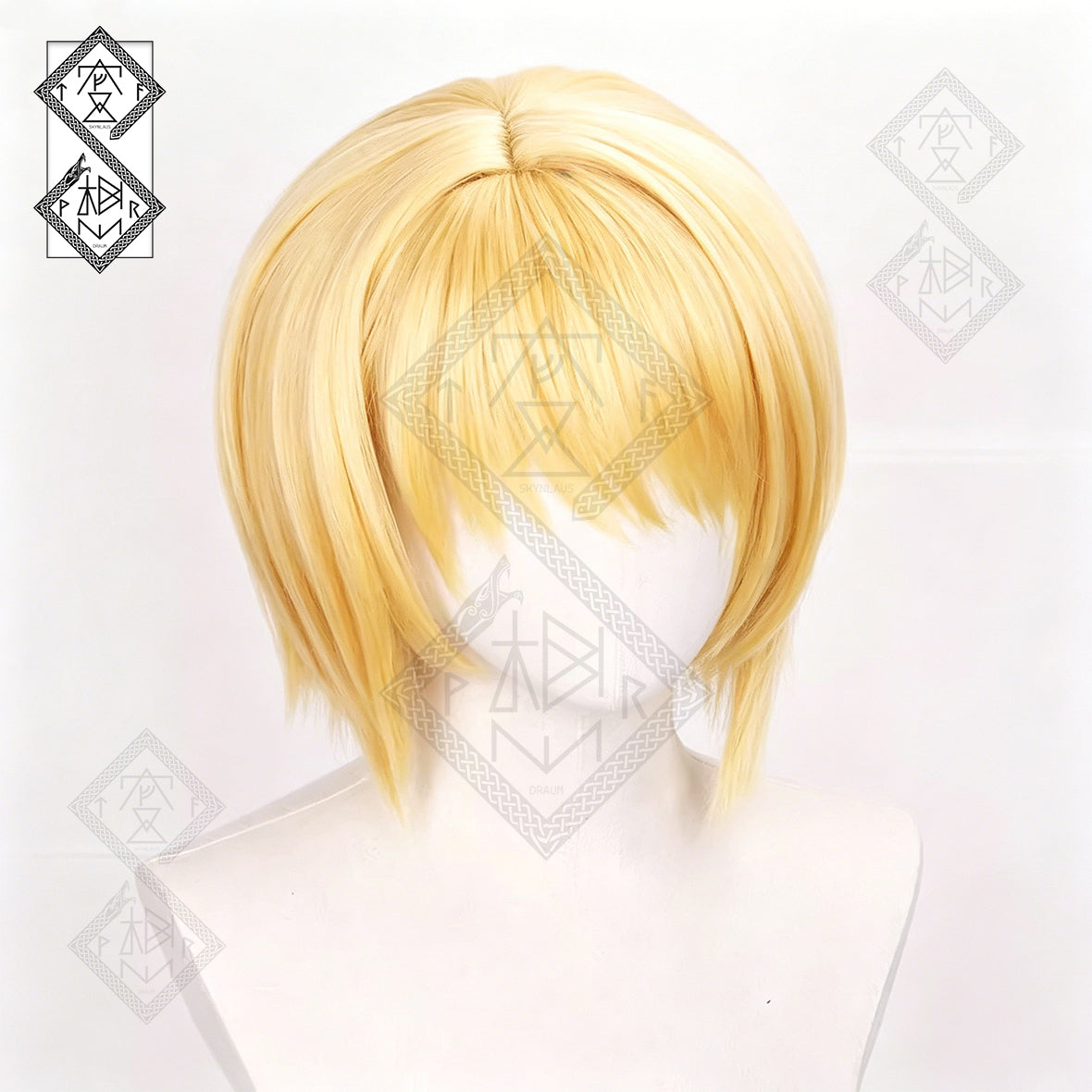 Kurapika Cosplay Wig Hunter x Hunter Blonde Lace Front Anime Wig