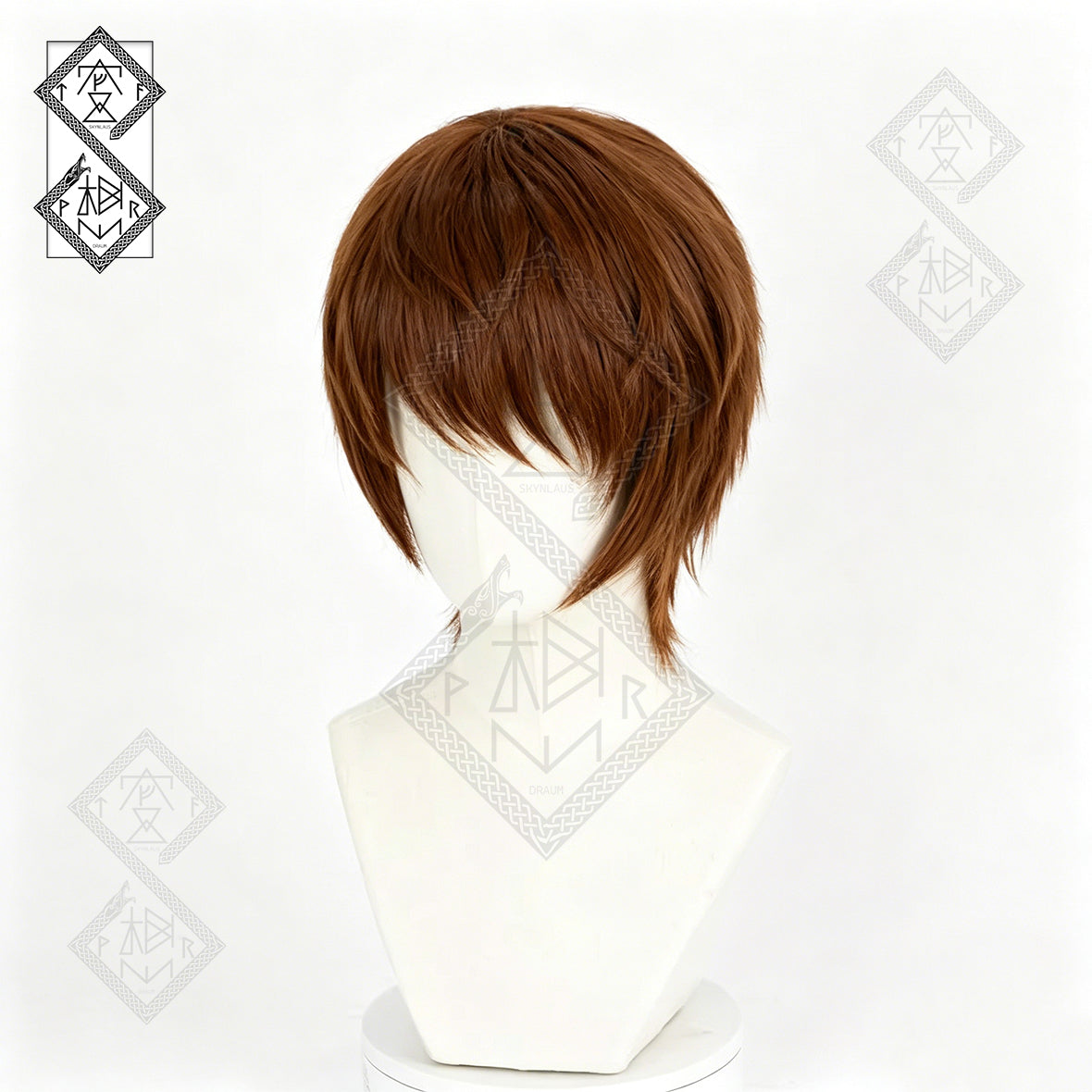 Light Yagami Cosplay Wig Inspired by Death Note – Short Spiky Layered Anime Wig for Men, Halloween & Comic Con Costume