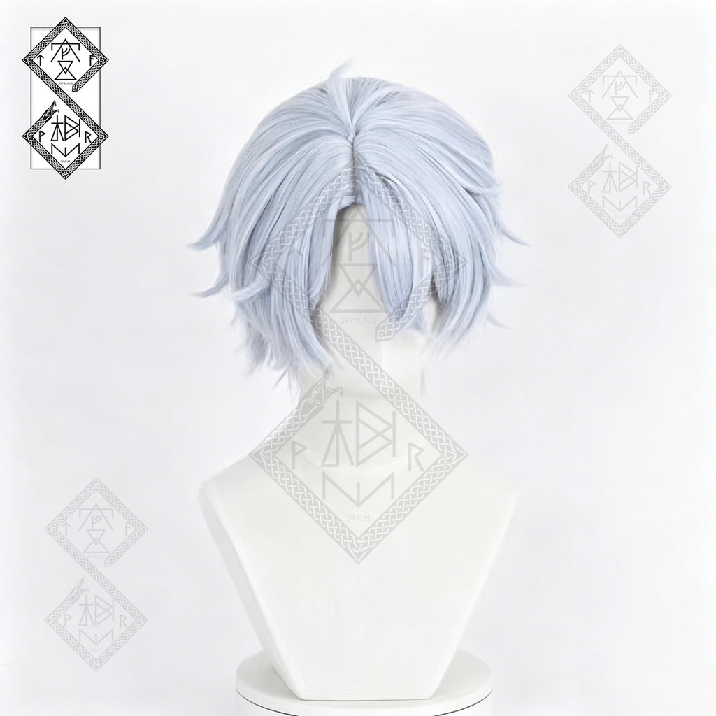 Honkai: Star Rail Phainon Cosplay Wig – Long White Anime Wig Heat Resistant Synthetic Hair for Halloween Costume & Role Play