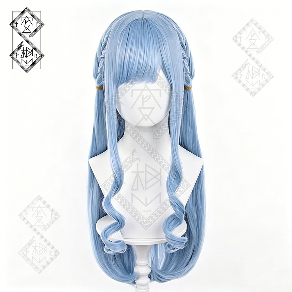 Sakiko Togawa Cosplay Wig BanG Dream! It's MyGO!!! Long Silver Purple Anime Wig Heat Resistant Synthetic Hair for Women Halloween Party