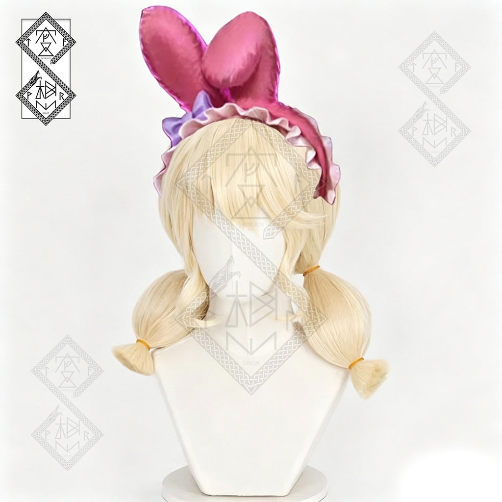 Identity V Cheerleader My Melody Cosplay Wig – Sanrio Collaboration Light Blonde Long Curly Anime Wig