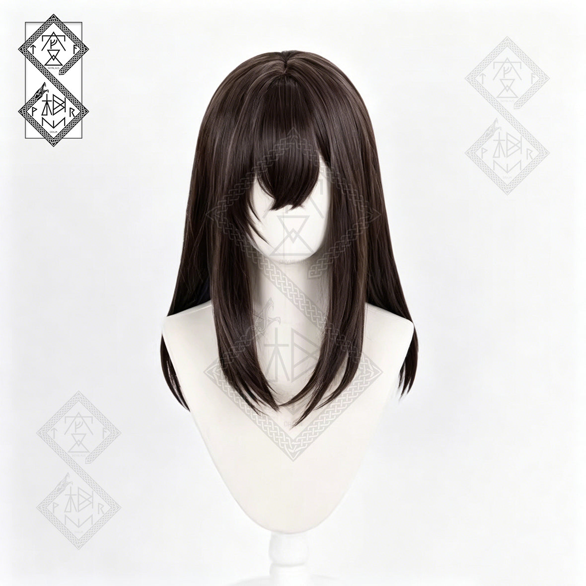 Arknights Priestess Cosplay Wig – Custom Gradient Highlight Anime Wig