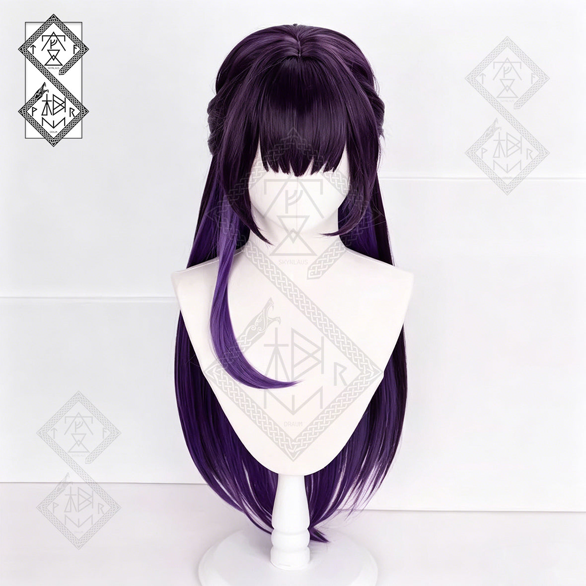 Mihara Cosplay Wig for Goddess of Victory: NIKKE – Braided Ponytail Anime Wig Heat Resistant Synthetic Hair
